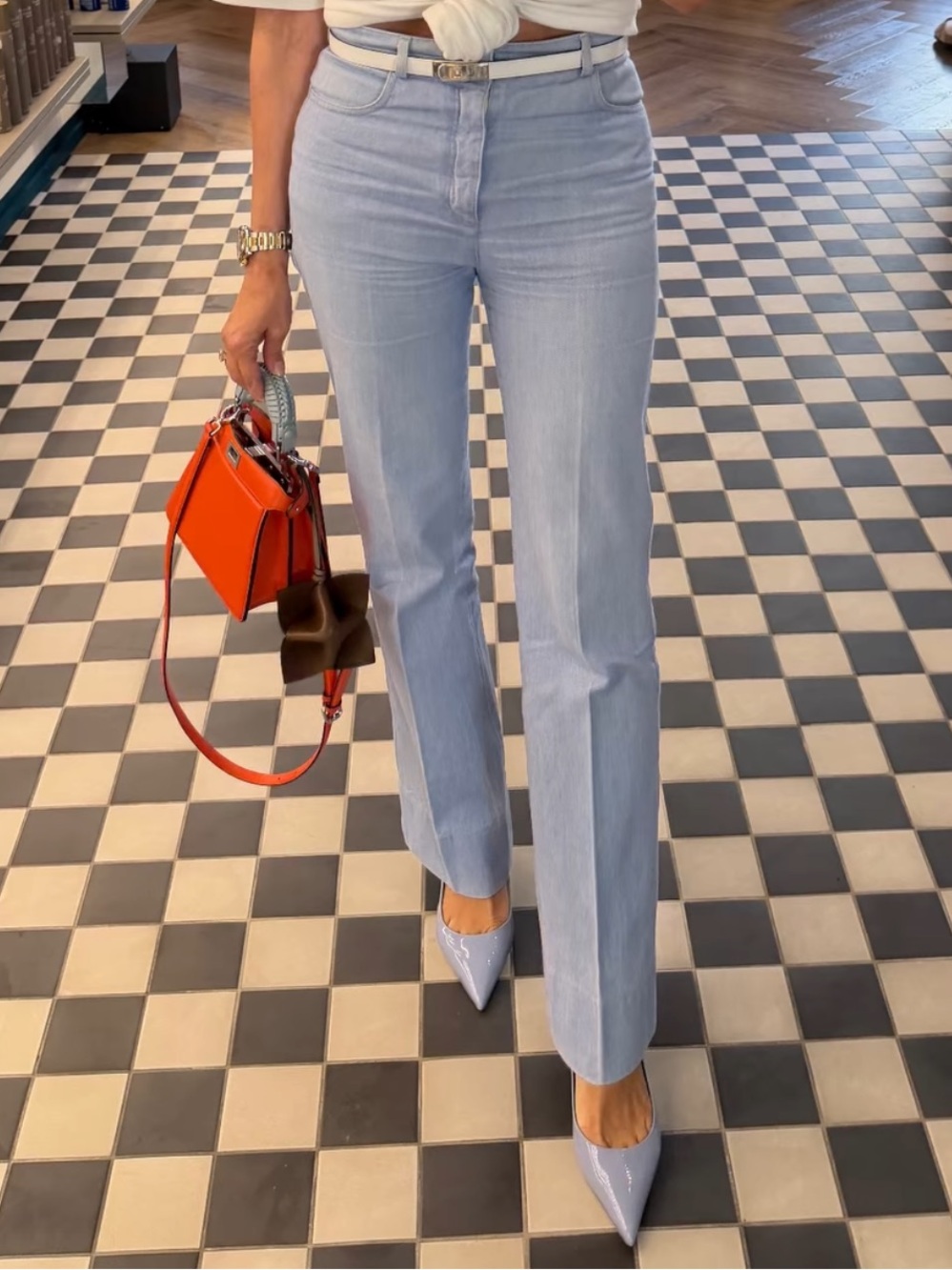 SAINT LAURENT jean pants blue